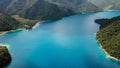 Aerial View: Laguna Brava or Yolnabaj Lake in Guatemala